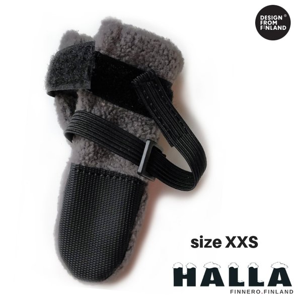 Halla-boots 4 pieces (xxs/grey)