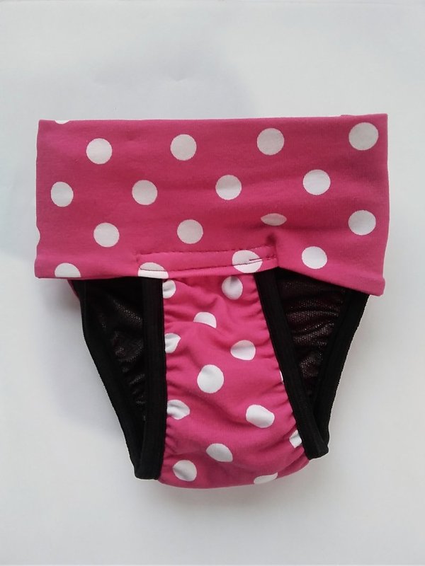 Ruttu Nuttu- bitch pants ( pink dot, size xs)