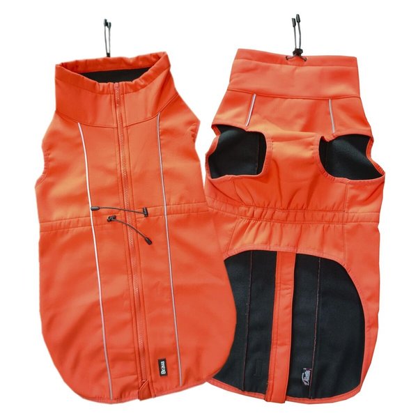Sport-softshell-takki, oranssi koko 25 cm