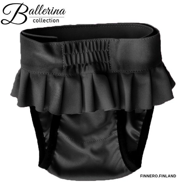 Ballerina- juoksuhousut, musta ( koko xs 39-43 cm)