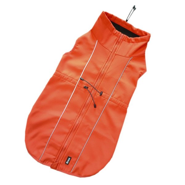 Sport softhshell-takki oranssi, koko 35 cm